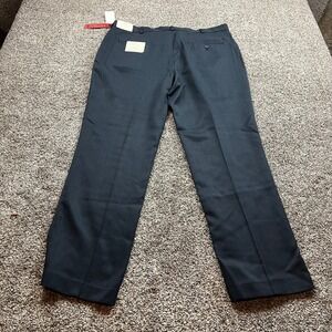 Perry Ellis Portfolio Modern Fit Dress Pants Charcoal Gray 36x30 Polyester Mens